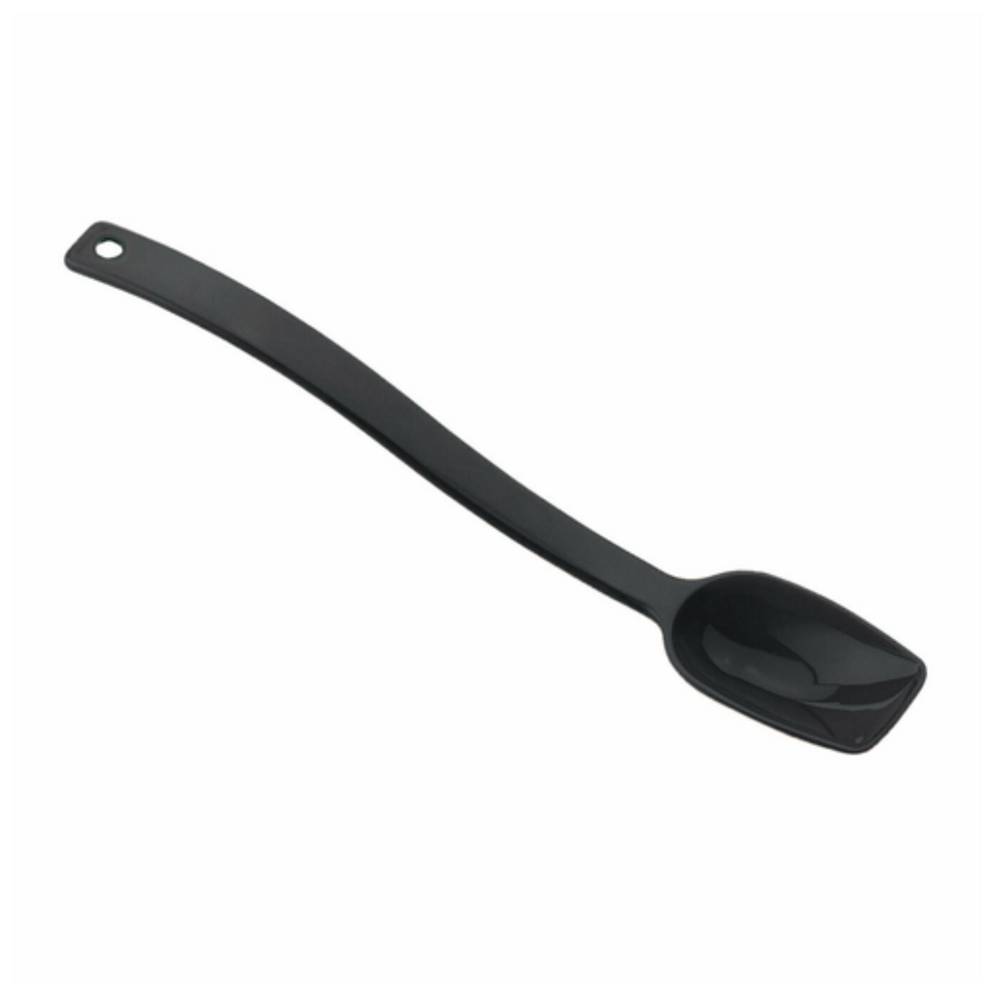 Cuchara Cambro Deli de 10" de policarbonato negro NSF - SPO10CW - SPO10CW