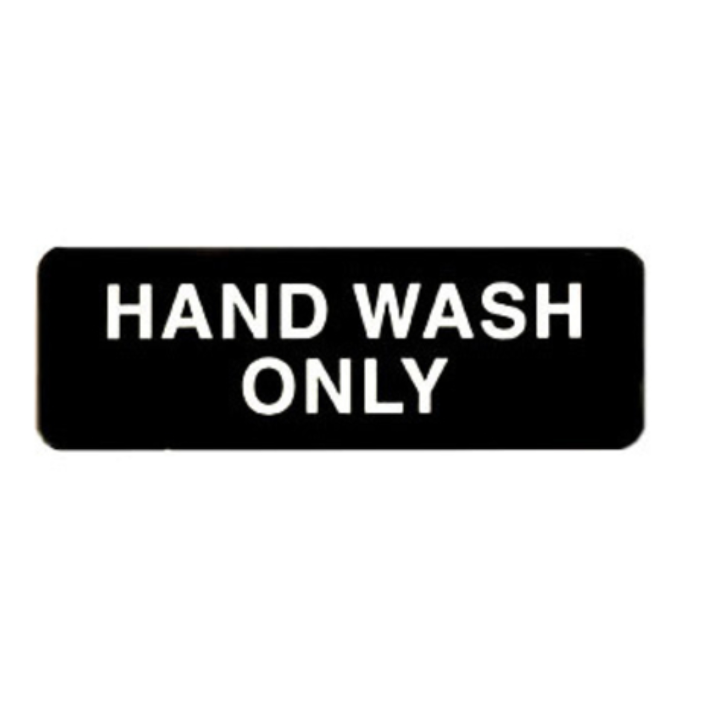 Winco Hand Wash Only Sign 9" x 3" - SGN-303