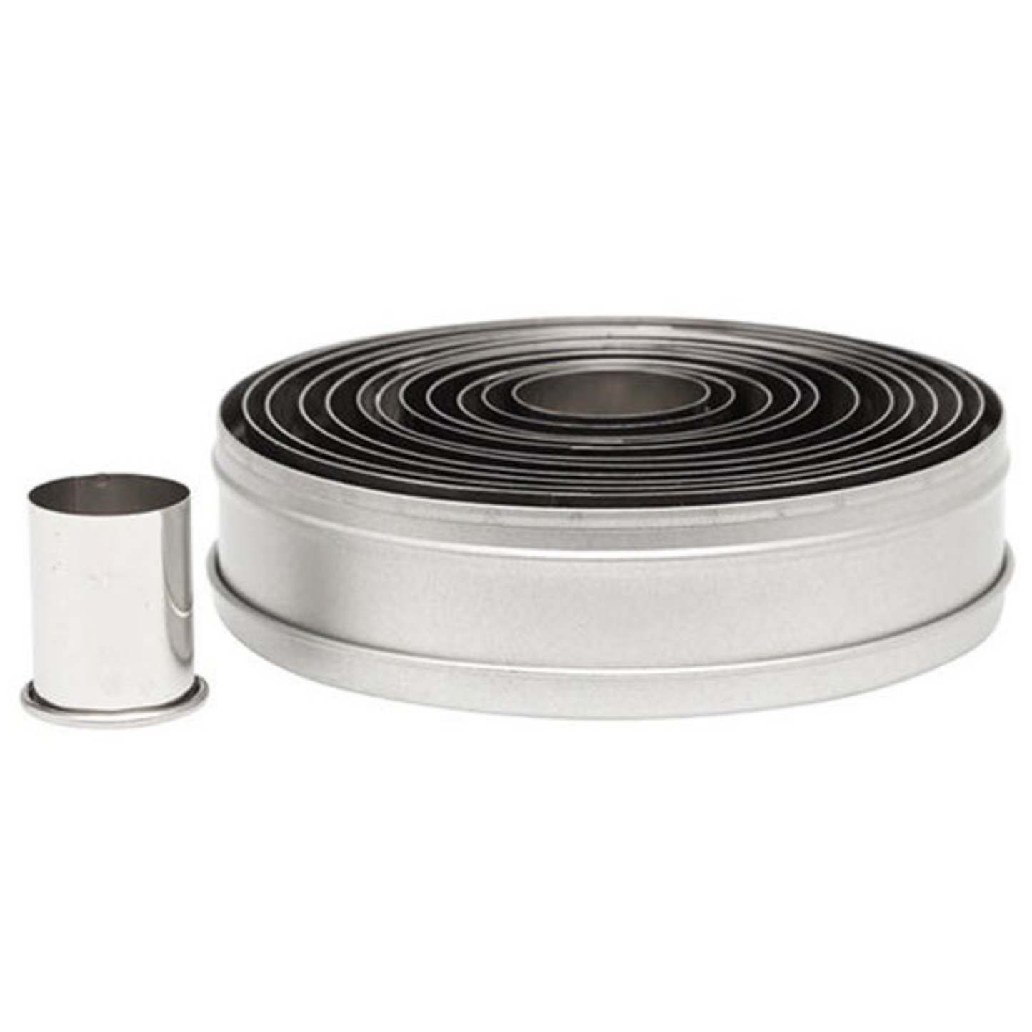 Ateco Dough Cutter Set, Plain Round, Stainless Steel - 5457