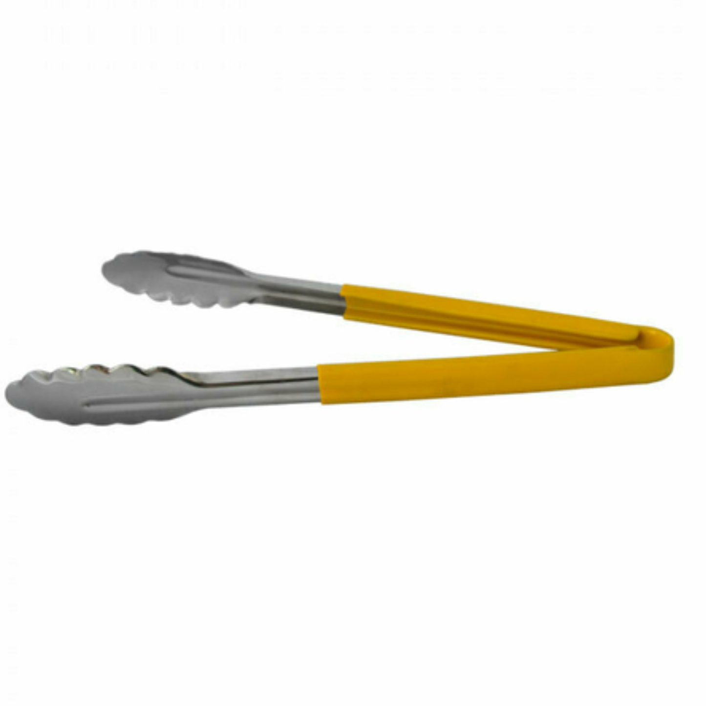 Tong, 12" with Plastic Handle Yellow - T12P-YL