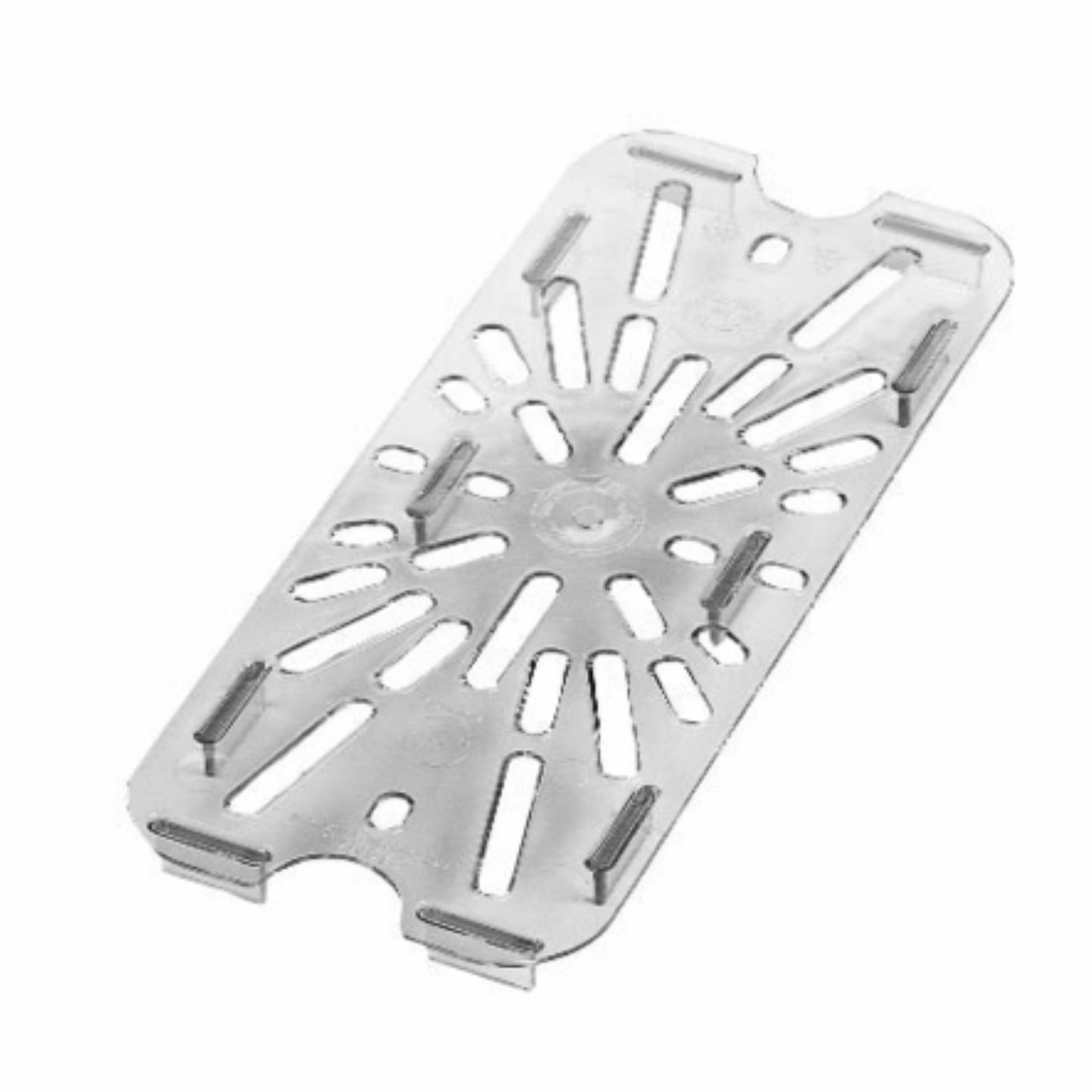 Cambro Camwear® Drain Tray 1/3 Size for Cold Food Pans Clear - 30CWD135