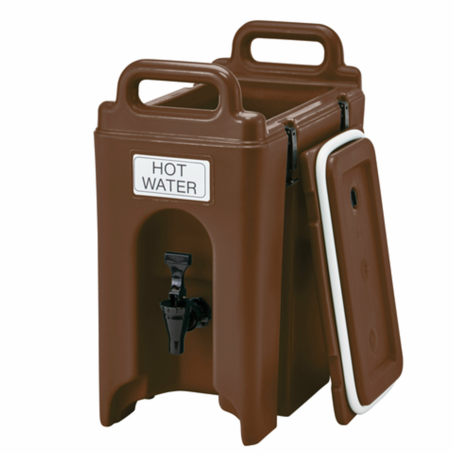 Cambro Beverage Dispenser, Plastic 2.5 Gal Dark Brown- 250LCD131