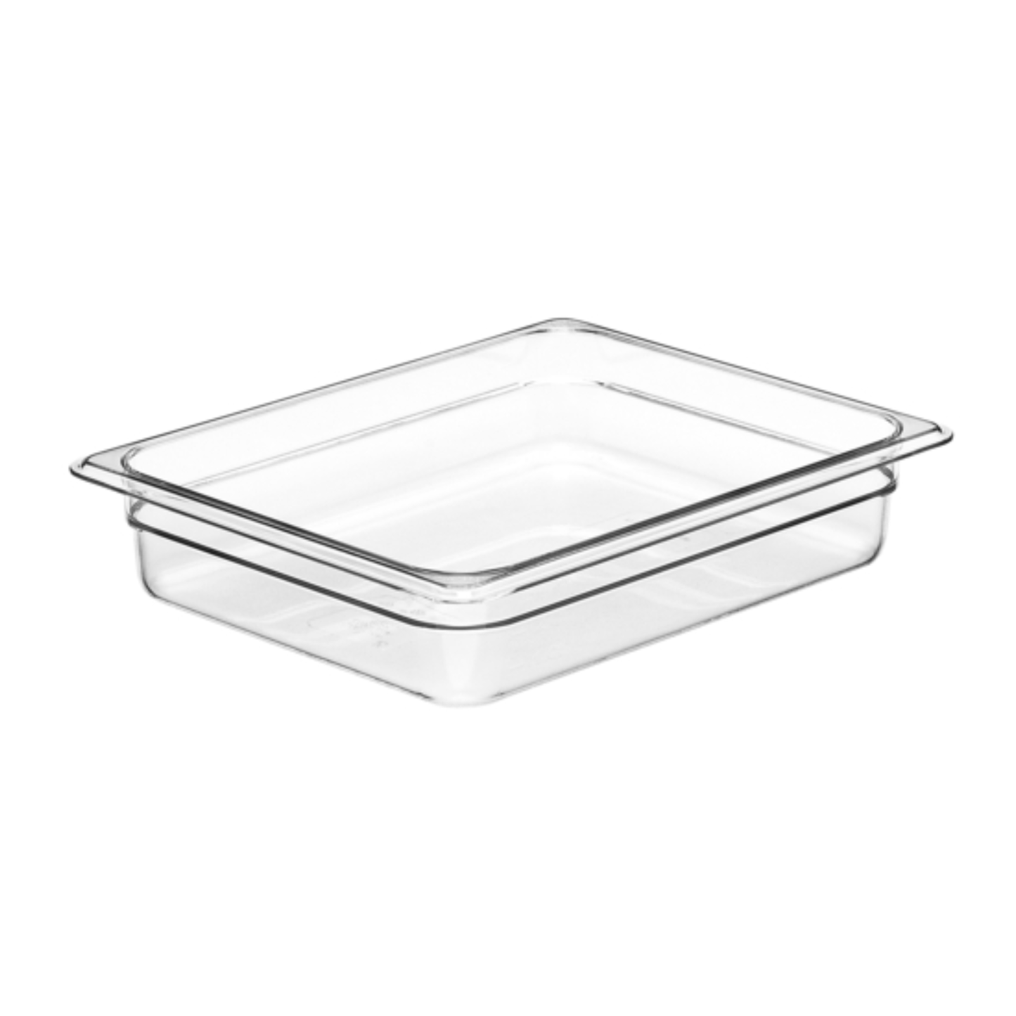 Cambro Camwear® Food Pan 1/2 Size 2-1/2" Deep Clear Polycarbonate - 22CW135