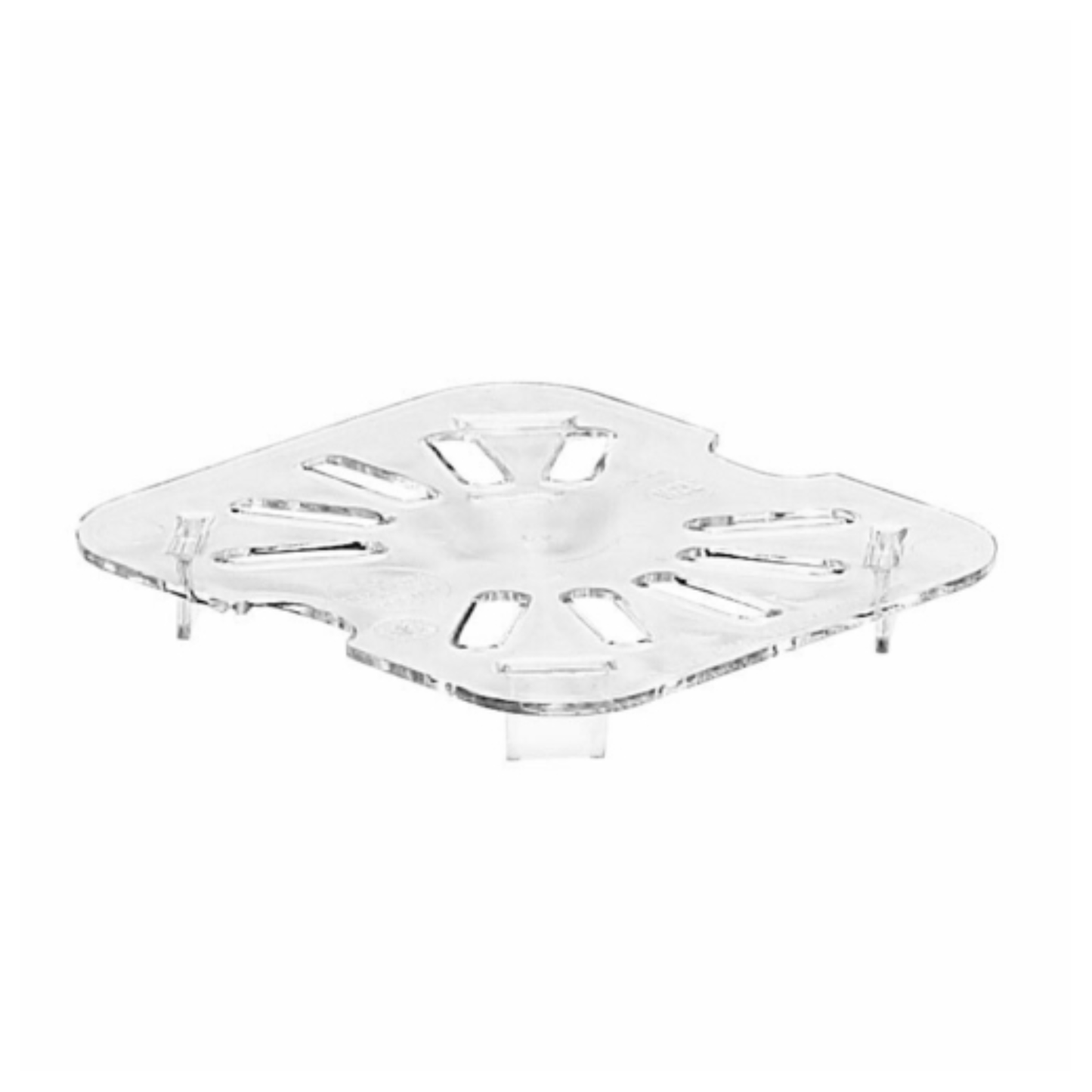 Cambro Camwear® Drain Tray for 1/6 Size Food Pans Clear - 60CWD135