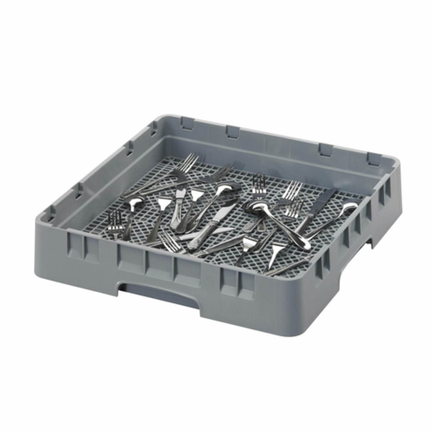 Escurreplatos Cambro, rejilla plana abierta, tamaño completo - Gris - FR258-151
