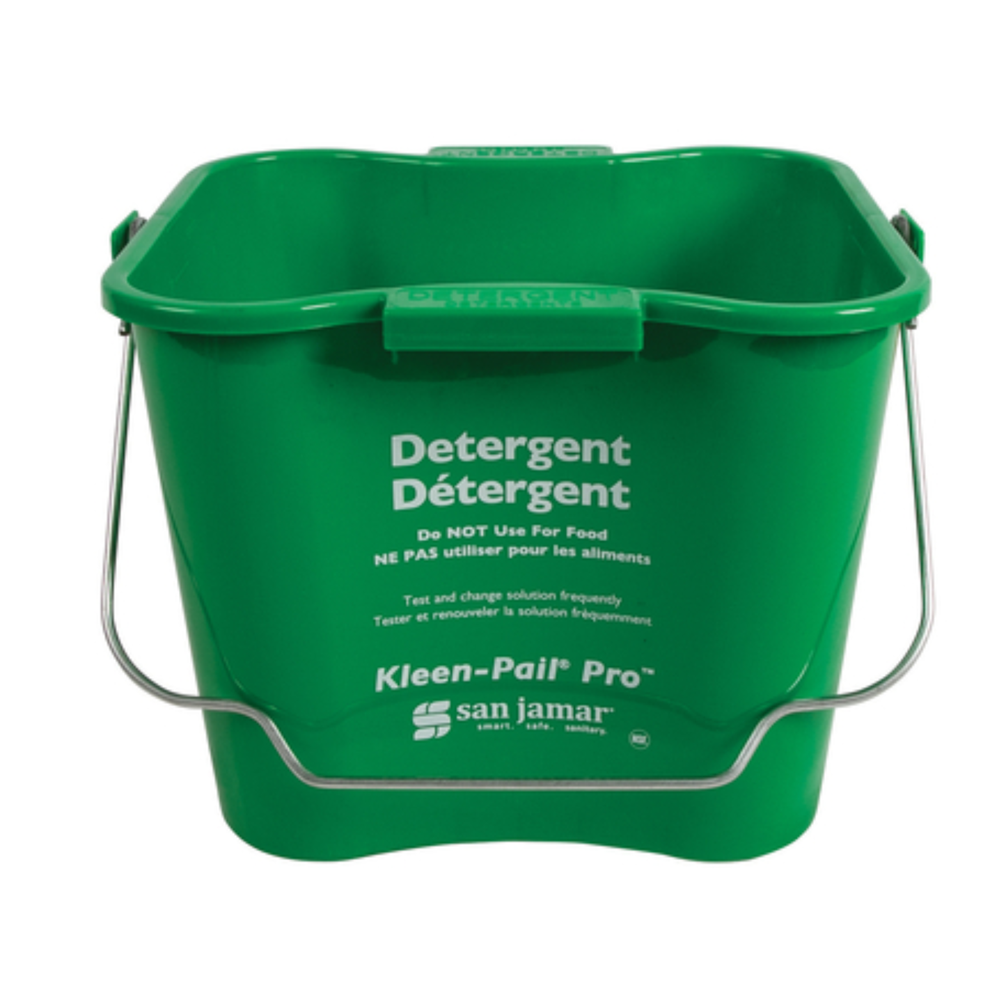 San Jamar Kleen-Pail, 6 cuartos, plástico, verde - KP196GN