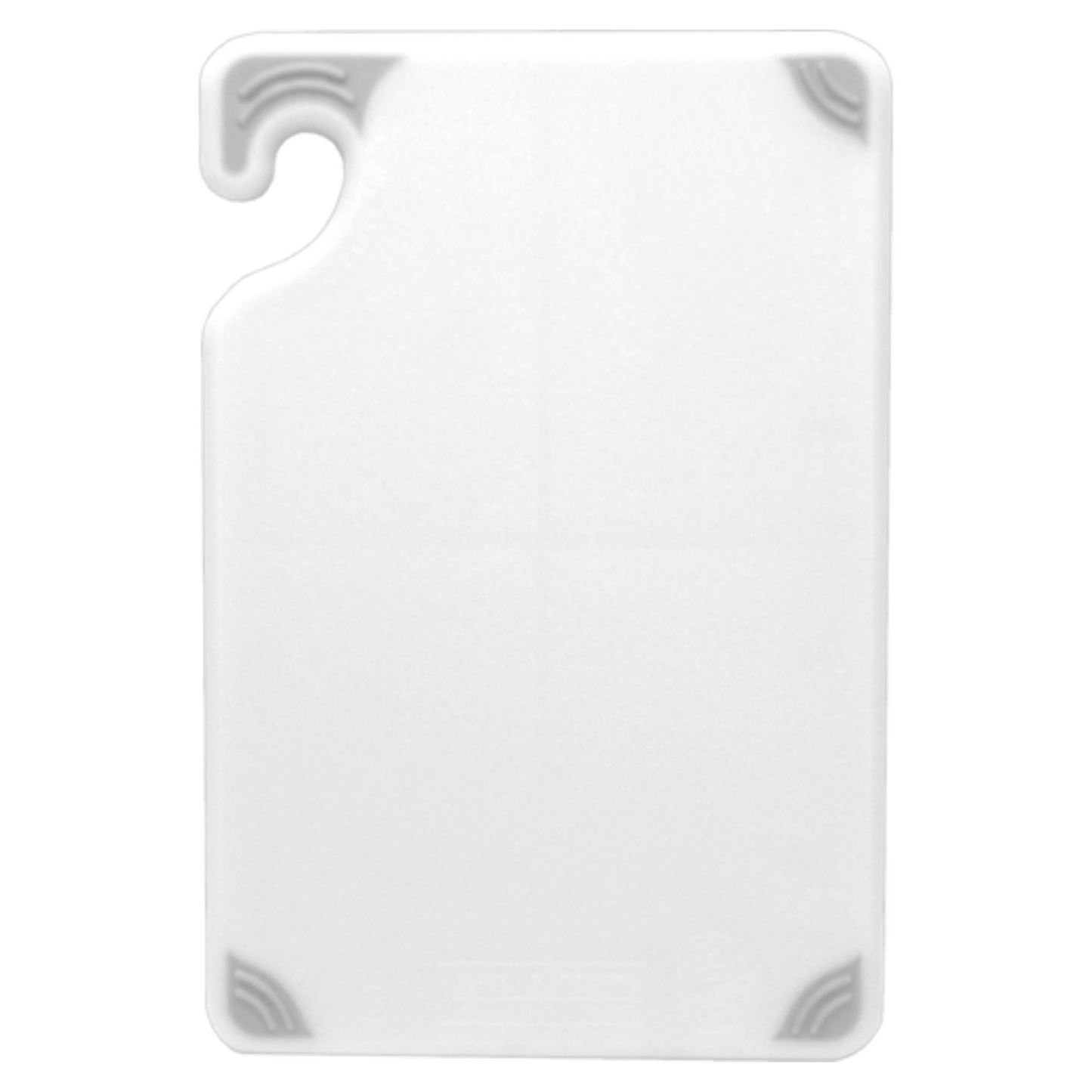 Tabla de cortar San Jamar Saf-T-Grip, 38 x 50 x 1,27 cm, blanca, CBG152012WH