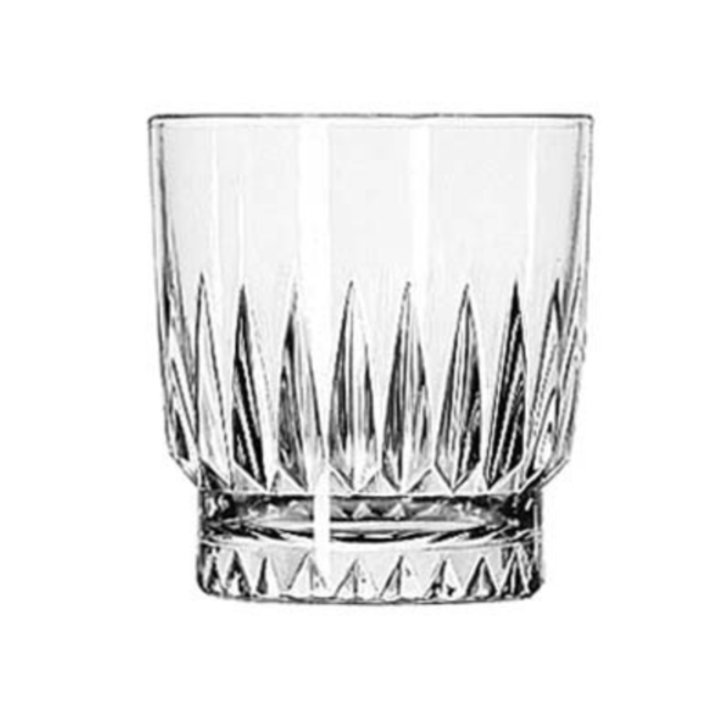 Libbey - Vaso de cristal, rocas "Patrón Winchester" 10 oz - CS3D
