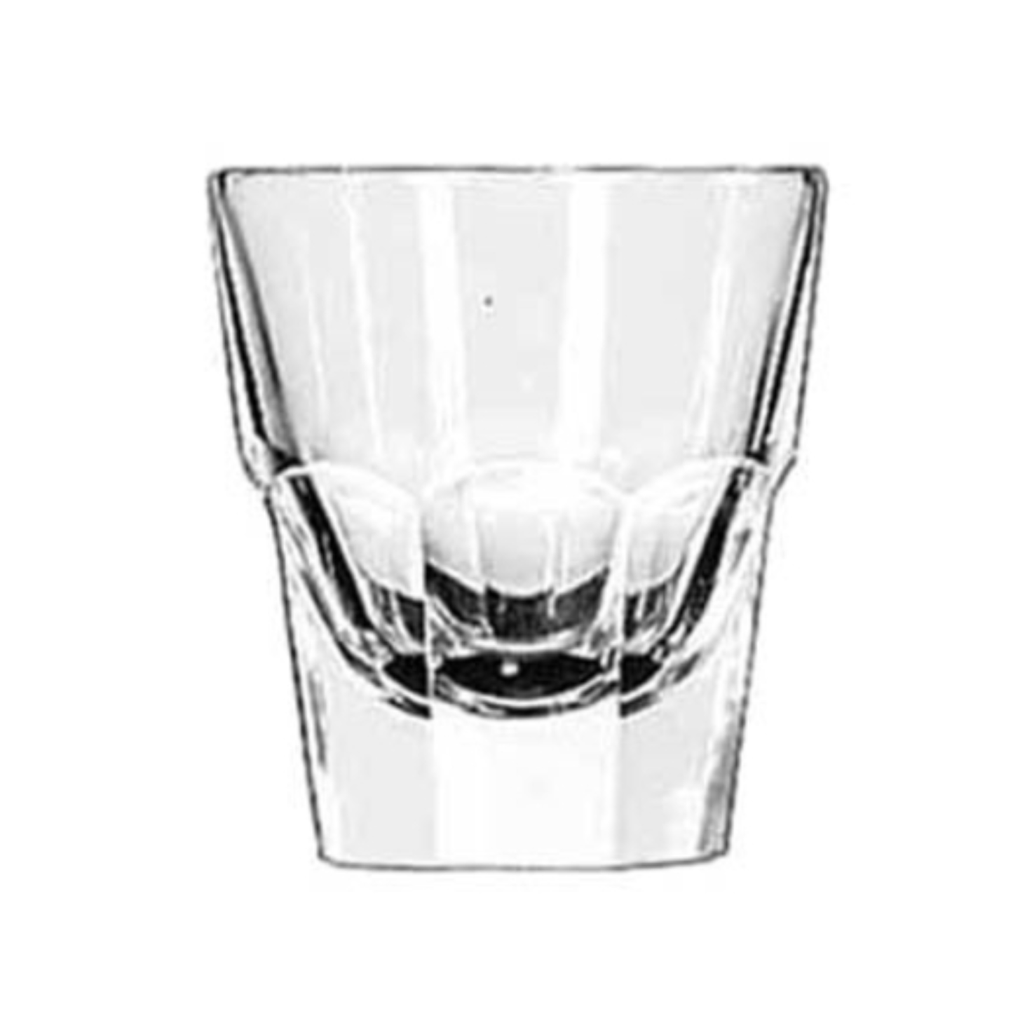 Libbey - 15248 Vaso de vidrio, Rocas "Patrón Gibraltar" 118 ml - CS3D