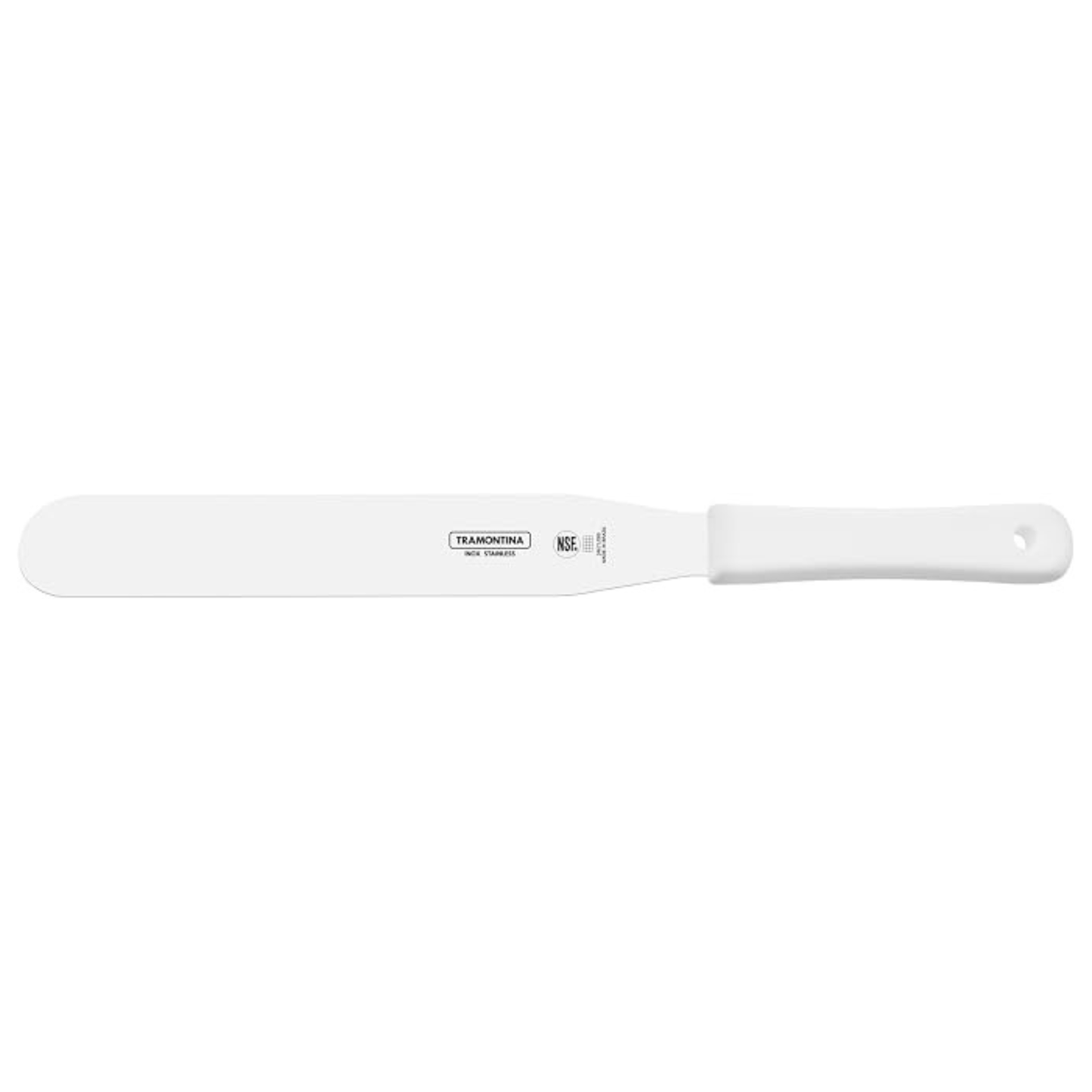 Tramontina Baker's Icing Spatula Stainless Steel NSF White Poly 80010-066