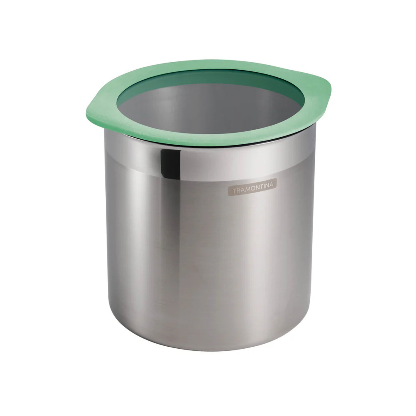 Tramontina Stainless Steel Food Storage Canister with Glass Lid - 80204/014