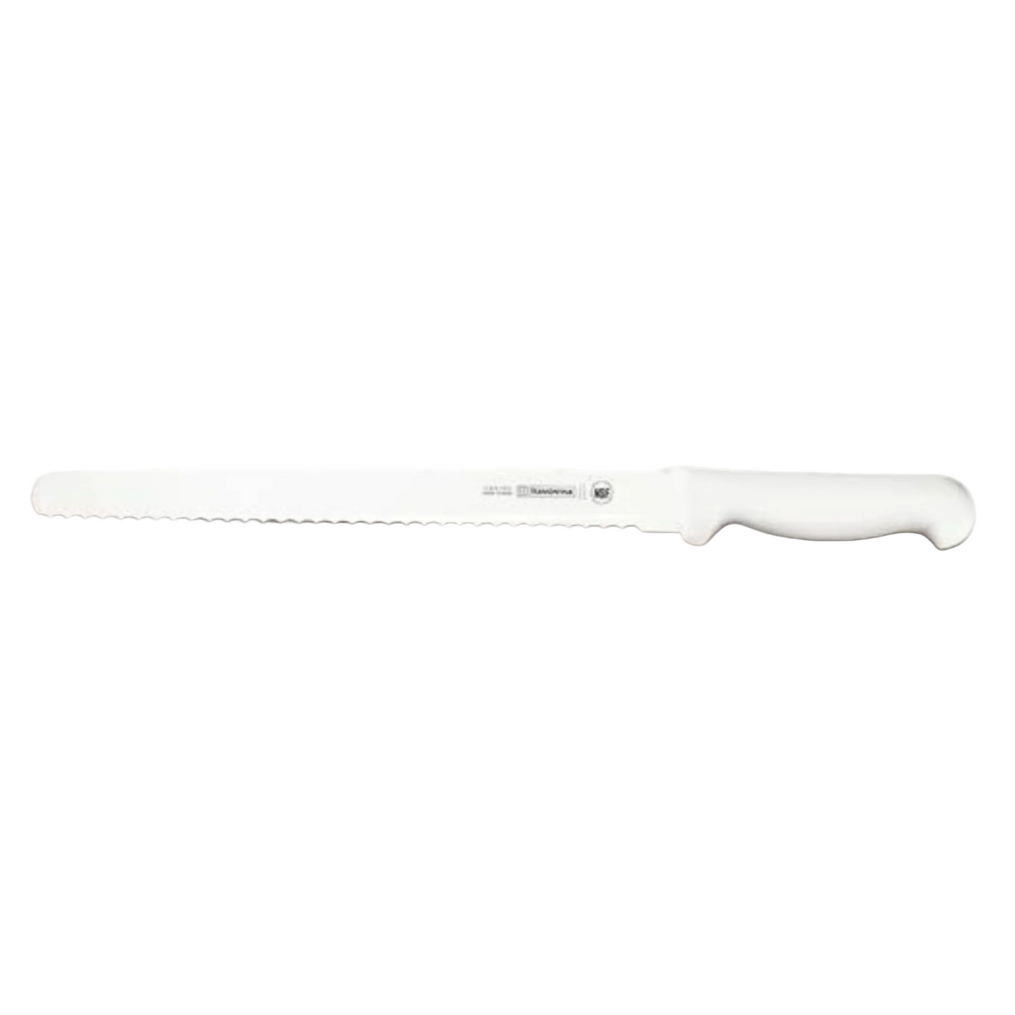 Tramontina Wavy Edge Slicer/Bread Knife White Poly Handle NSF 12" 80010-171