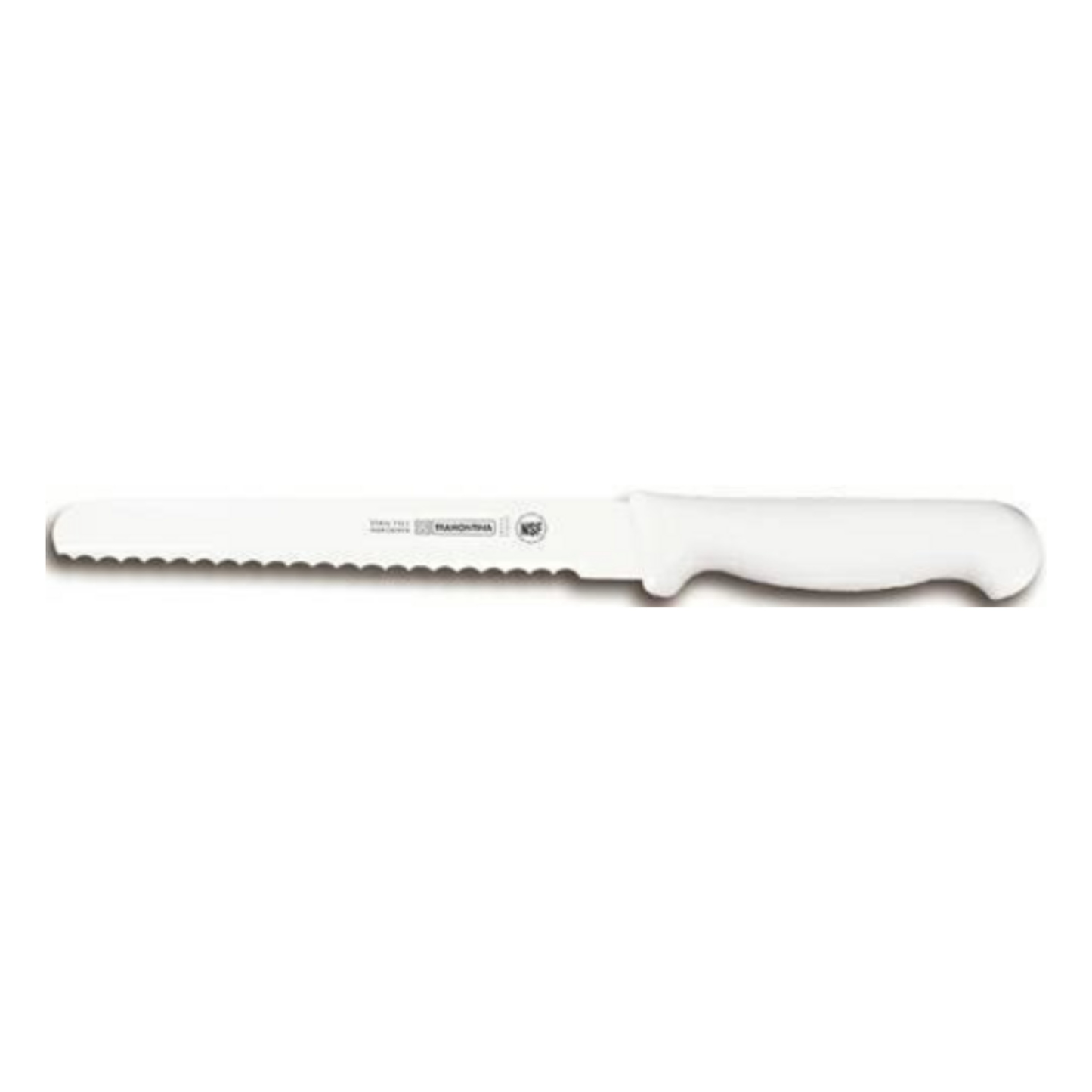 Tramontina Commercial 8" Wavy Edge Bread Slicer NSF White Poly Handle 80010-169