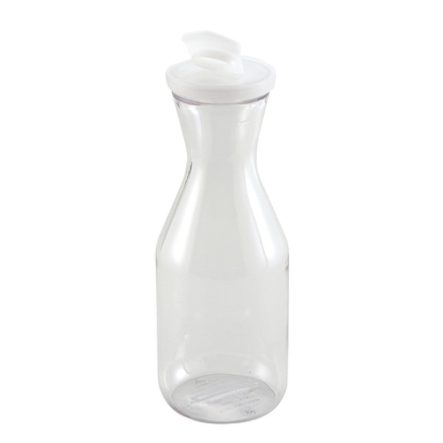 Winco Decanter 1 Qt Polycarbonate with Flip Lid Clear - PDT-10