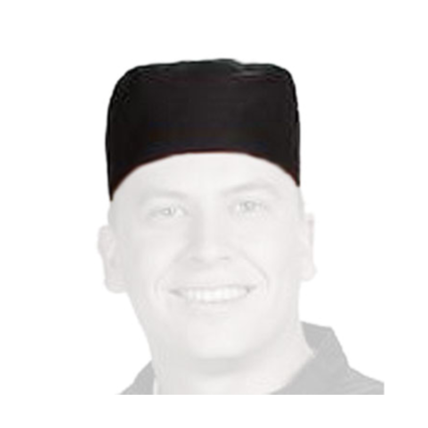 Chef Revival Chef Hat Pill Box Style Black X-Large - H008-XL