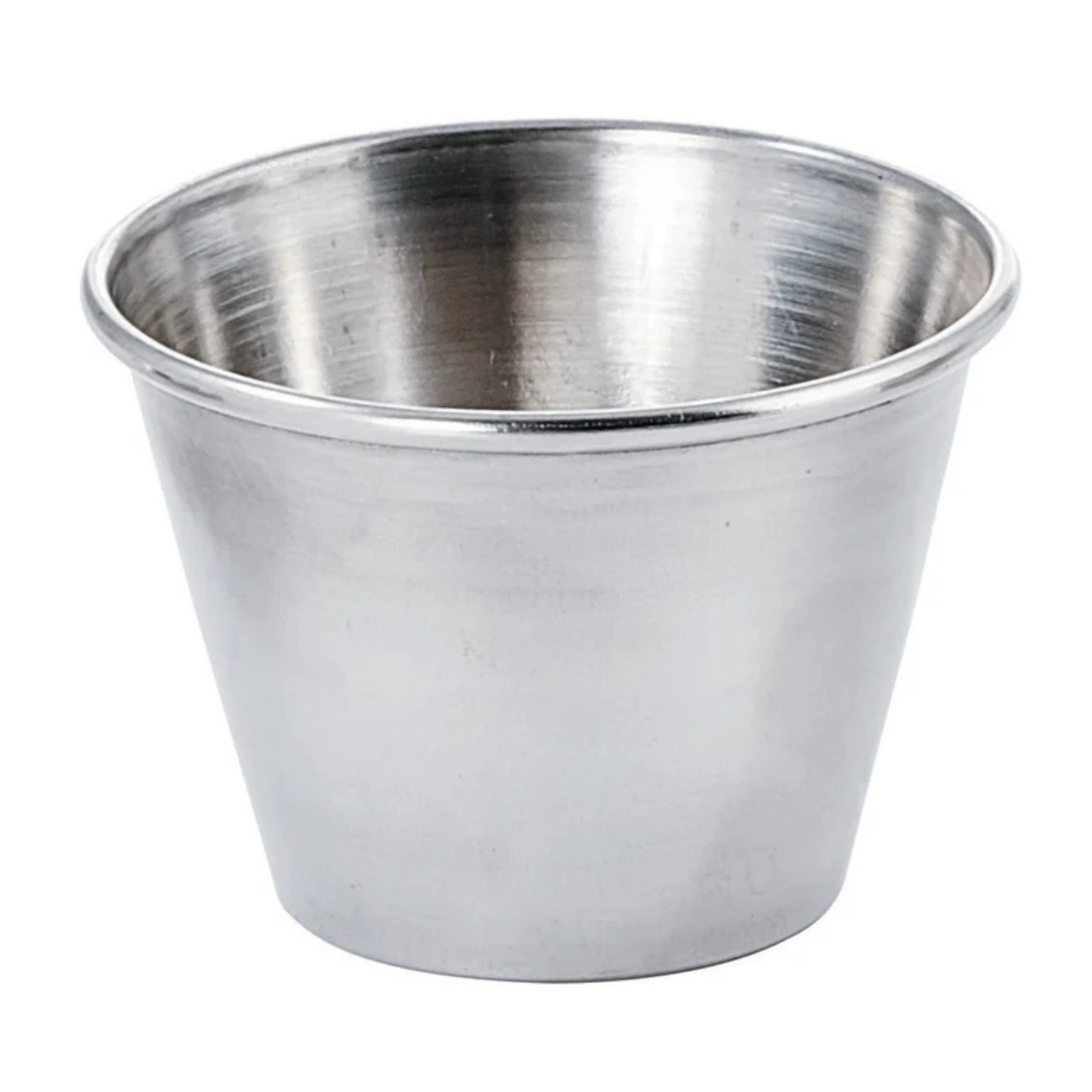 Taza para salsa de 2.5 oz de acero inoxidable
