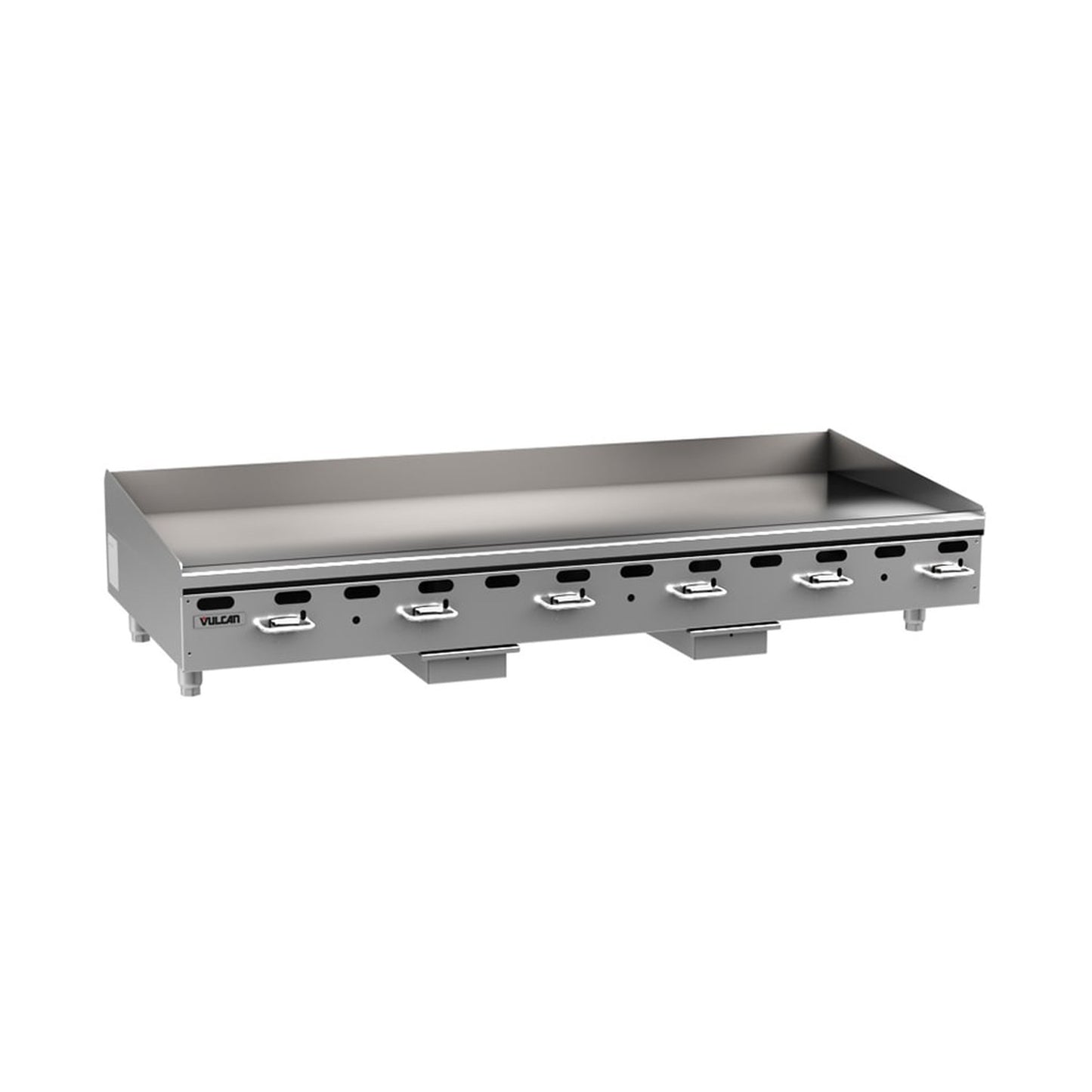 Vulcan Heavy-Duty Manual Gas Griddle NSF Polished Steel 72" - VMG72-101