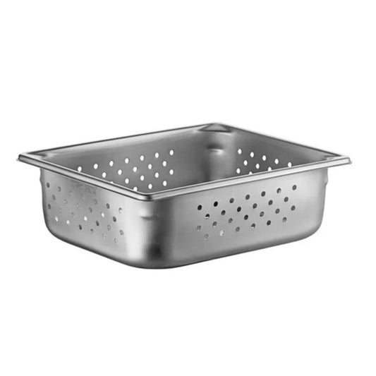 Sartén para mesa de vapor Vollrath, perforada, tamaño 1/2 "Super Pan V", 4" de profundidad - 30243