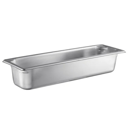Sartén para mesa de vapor Vollrath, tamaño mediano, larga, "Super Pan" V, 4" de profundidad - 30542