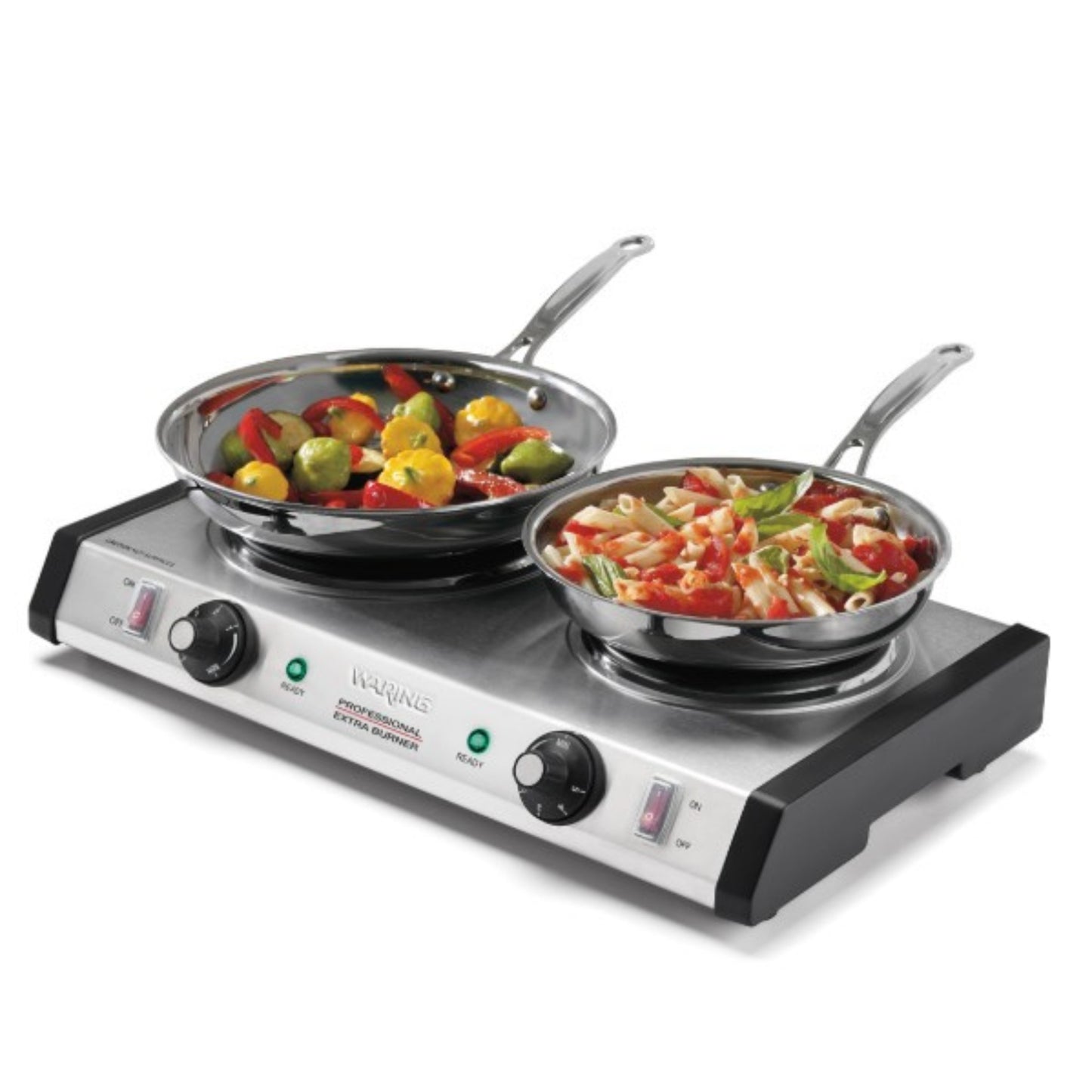 Waring 商用双头燃烧器 120v - WDB600