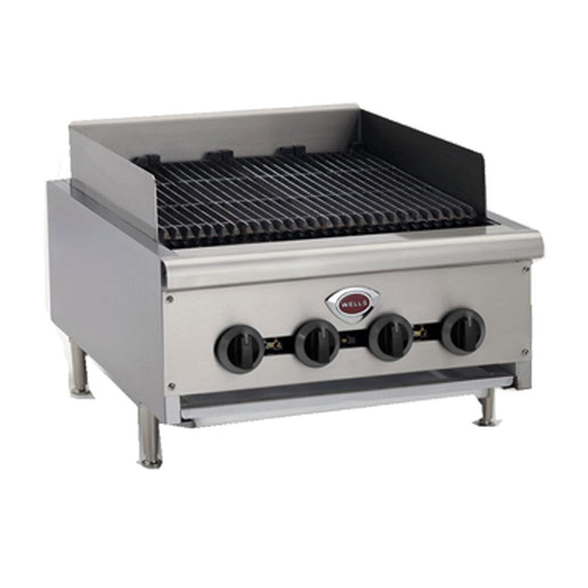 Wells Heavy Duty Gas Countertop Charbroiler NSF 24" - Natural Gas - HDCB-2430G