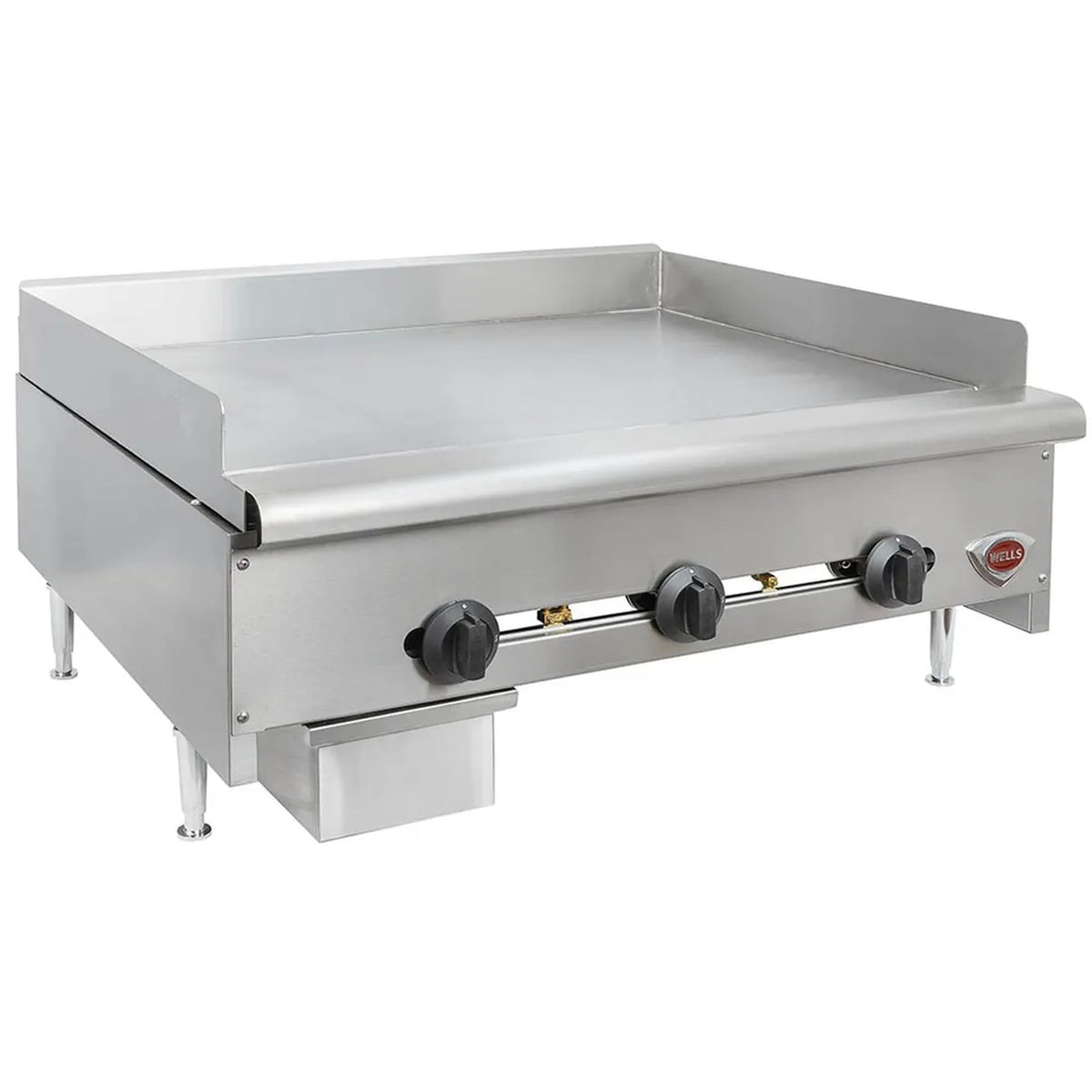 Wells HD Gas Countertop Griddle Manual 36" NSF - 90,000 BTU - HDG-3630G