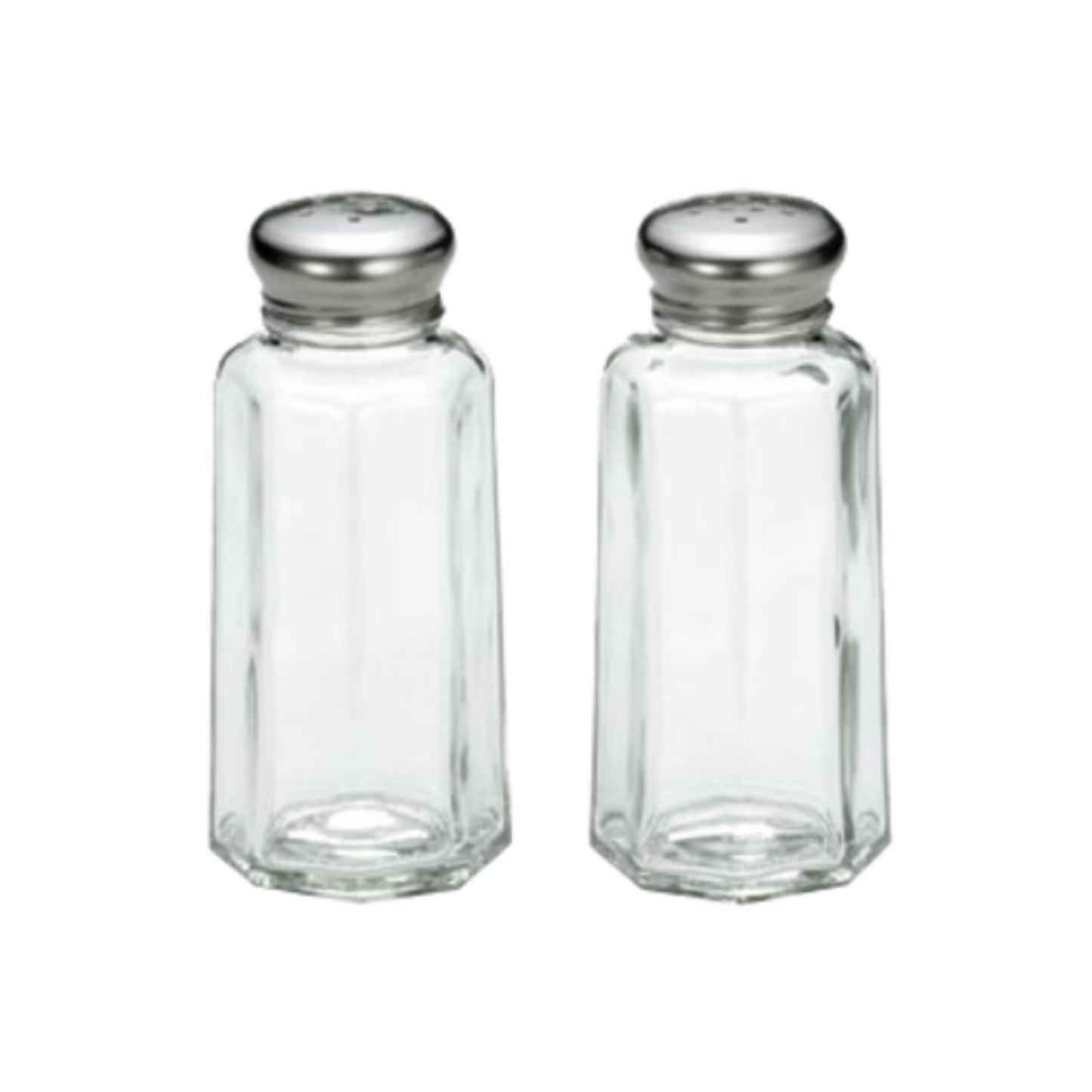 Vaso agitador TableCraft S&P de 2 oz de acero inoxidable