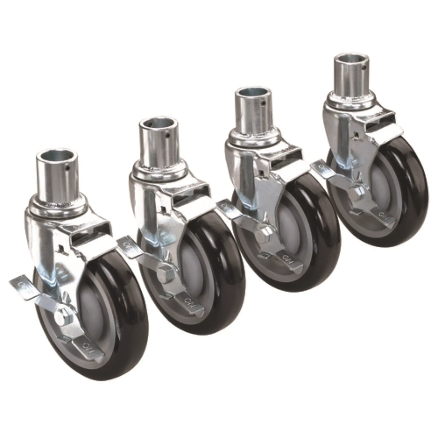 Krowne Shelving Casters, 5" Wheels with Brakes - 28-151S 4PK Krowne