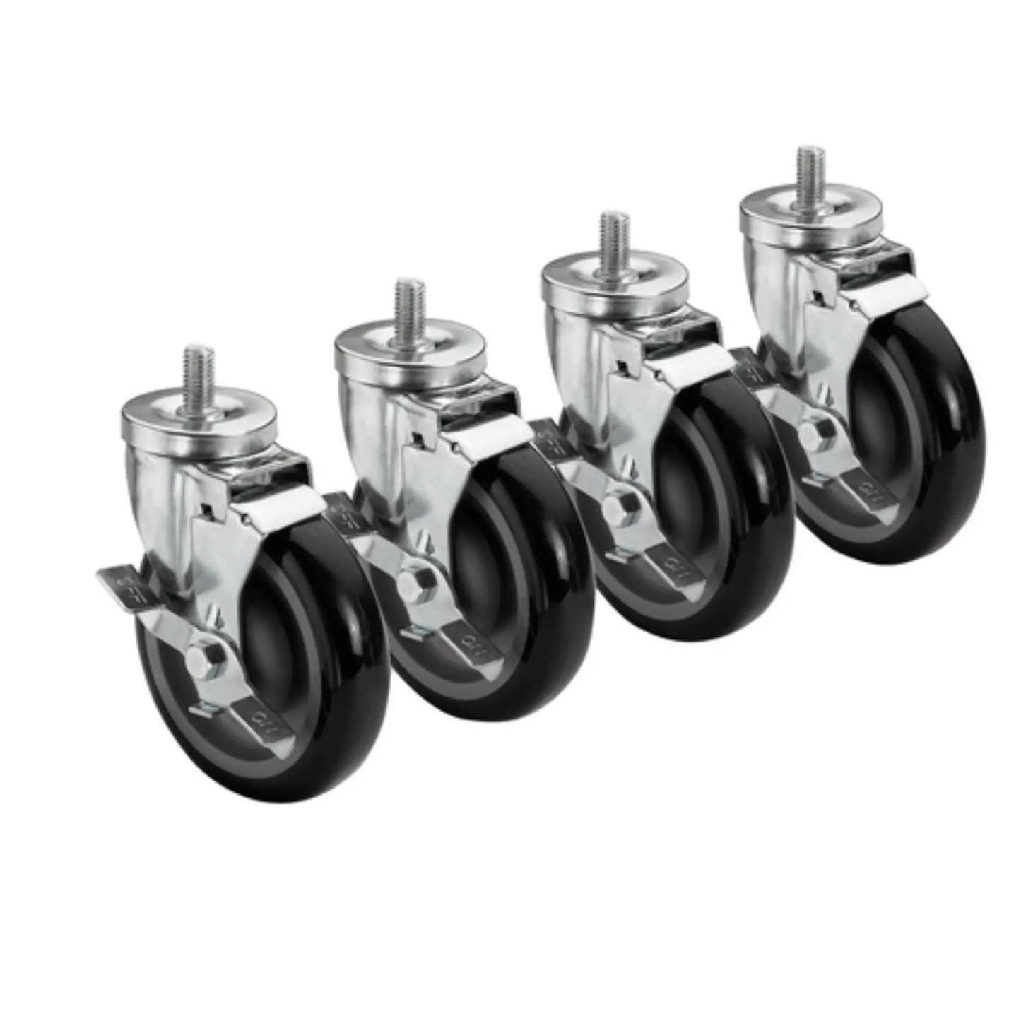 Krowne Stem Caster Threaded 5"dia - 28-141S Krowne