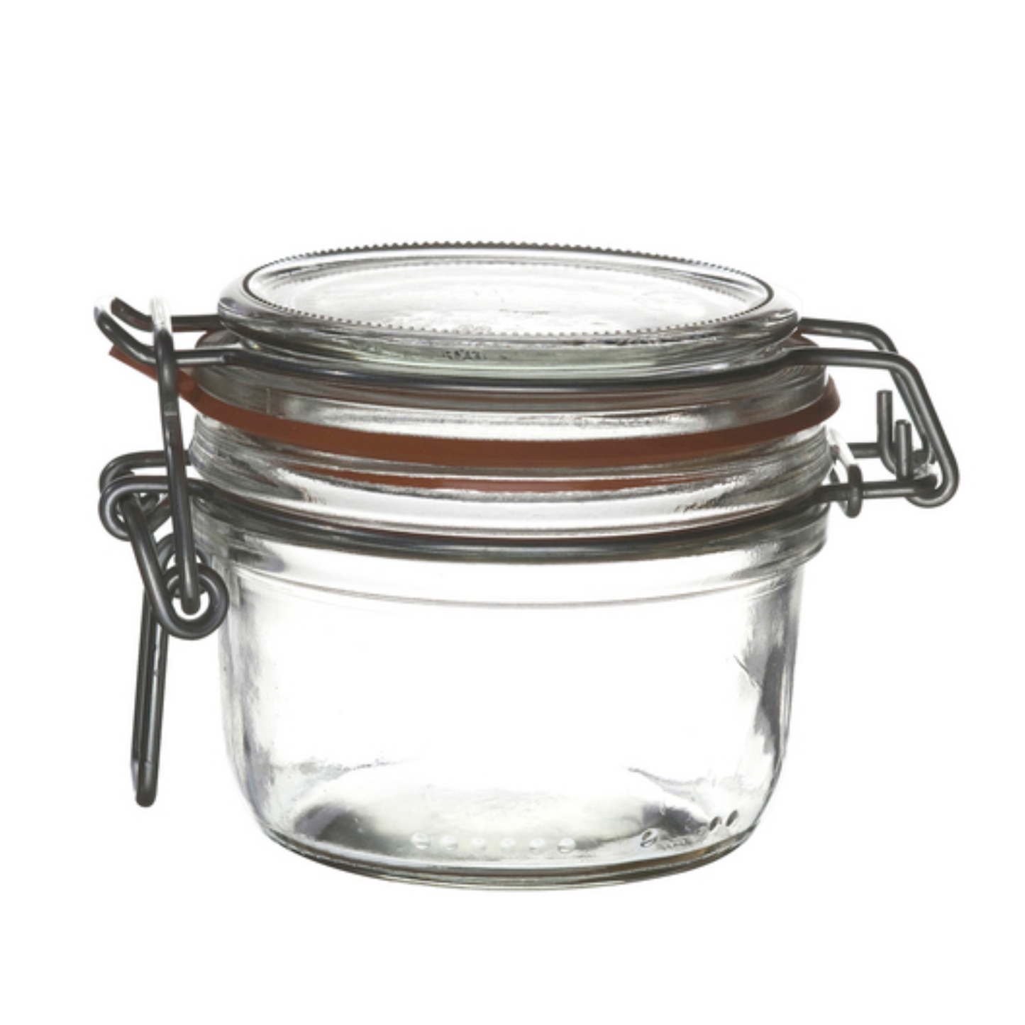 Steelite Fido Jar 6oz Clear w/Gasket - 4949Q459 Steelite