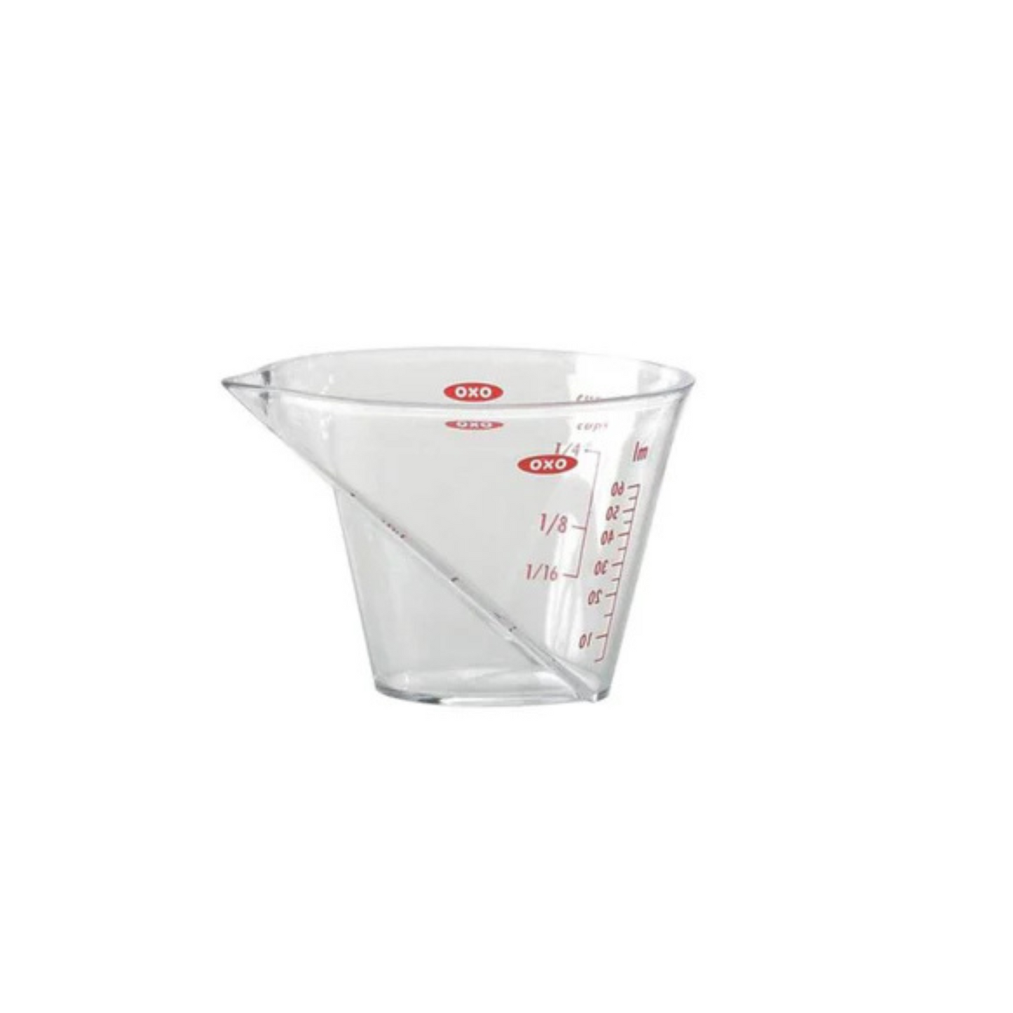 OXO Measuring Cup, Angled 1/4 Cup - 1109880 OXO