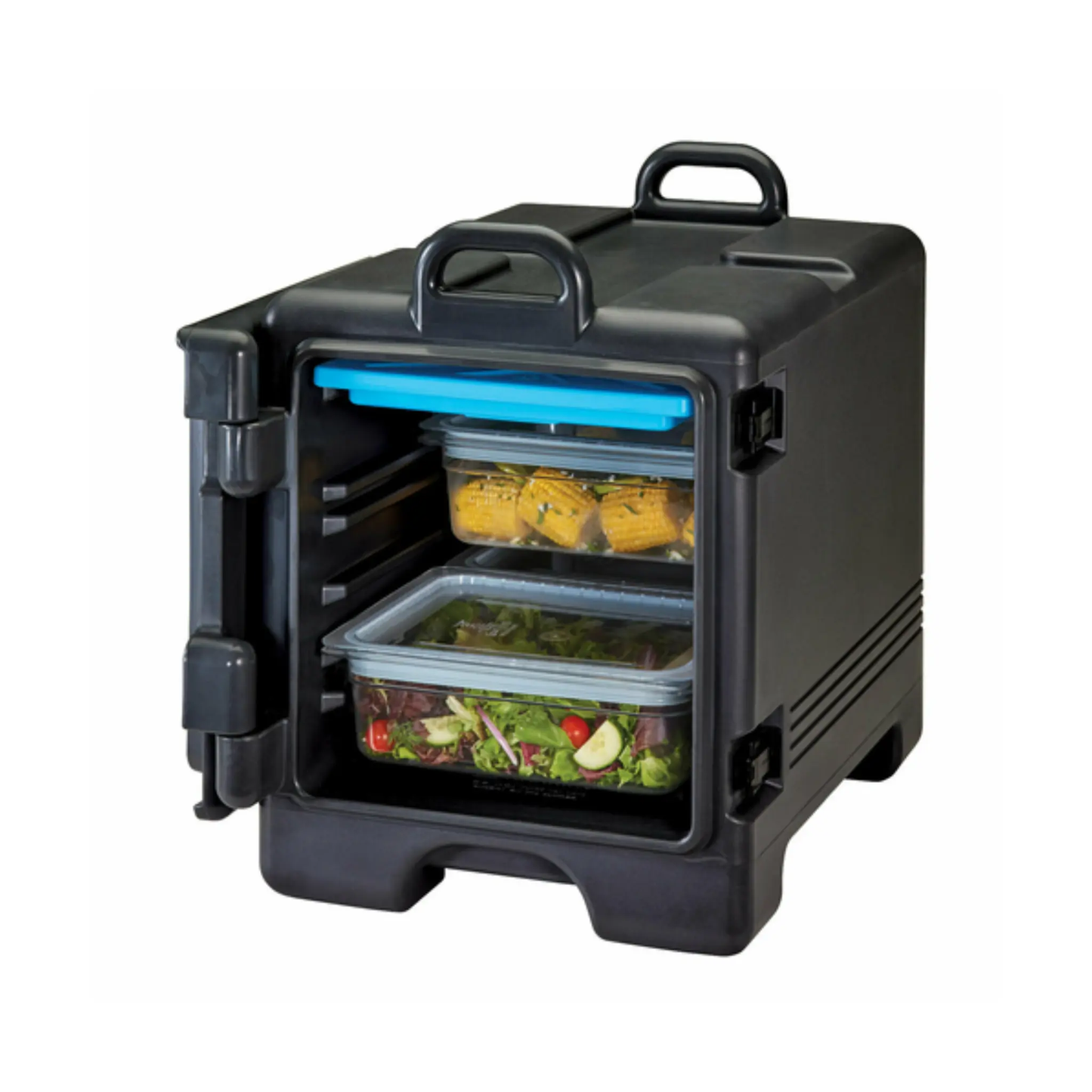 Cambro Food Pan Camcarrier, Fr Load Insulated No-Heat Black- UPC300110 Cambro