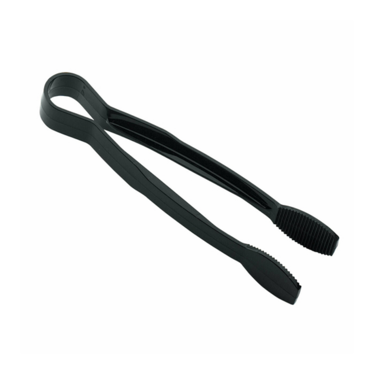 Pinza Cambro, superficie de agarre plana de 9", policarbonato, negra, NSF - TG9-110