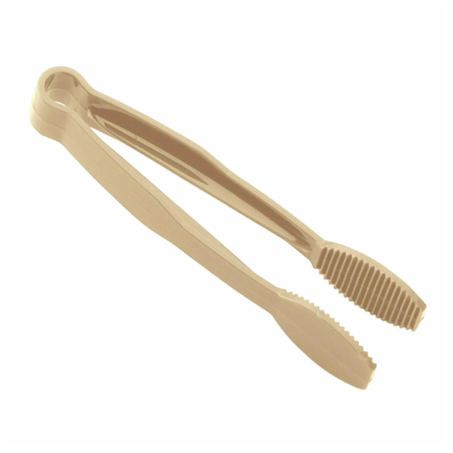 Cambro Tong, Flat Grip, 6", Polycarbonate, Beige, NSF - TG6133 Cambro
