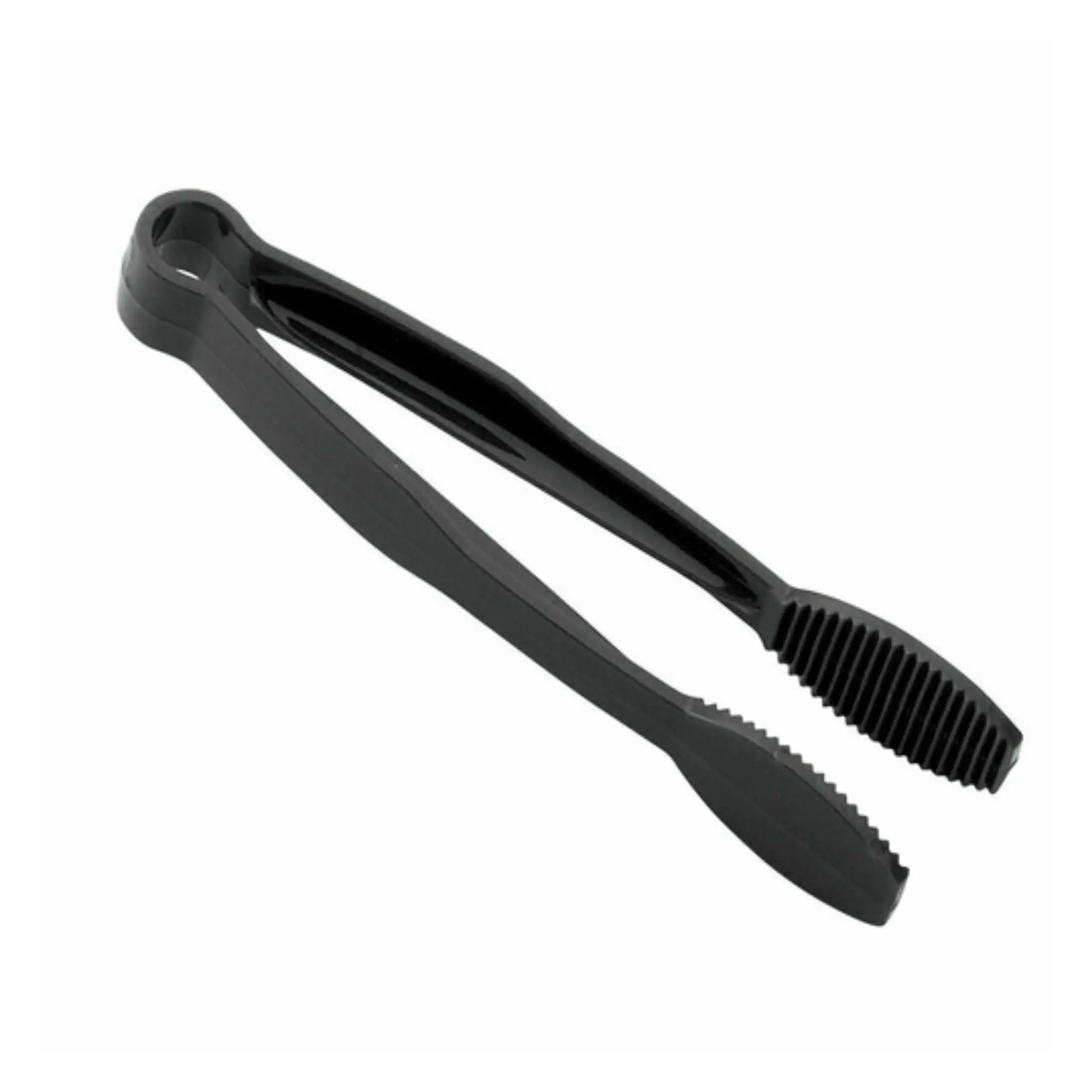 Cambro Tong, Flat Grip, 6", Polycarbonate, Black, NSF - TG6110 Cambro