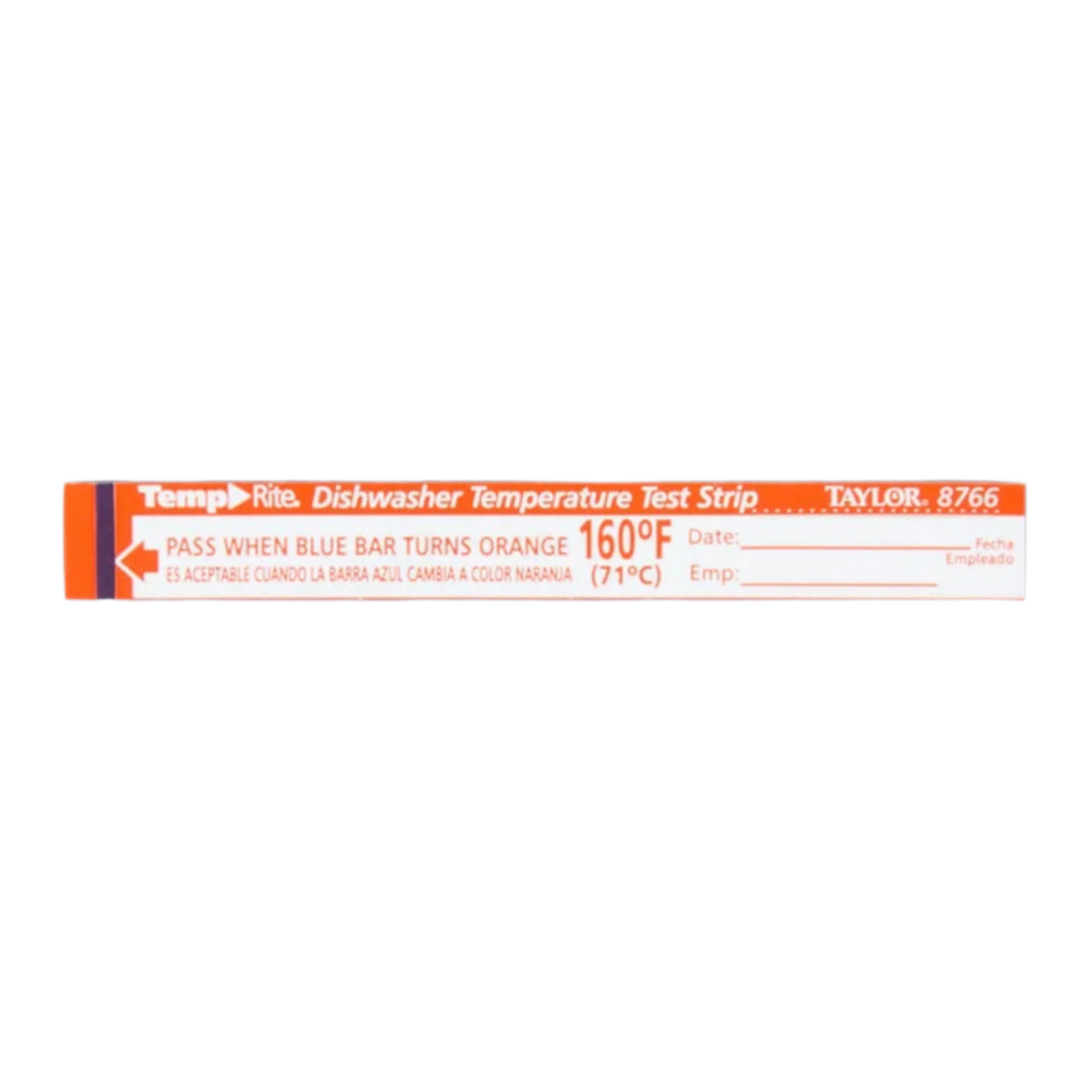 Taylor Precision Dishwasher Temp Test Strips, 25pk - 8766J