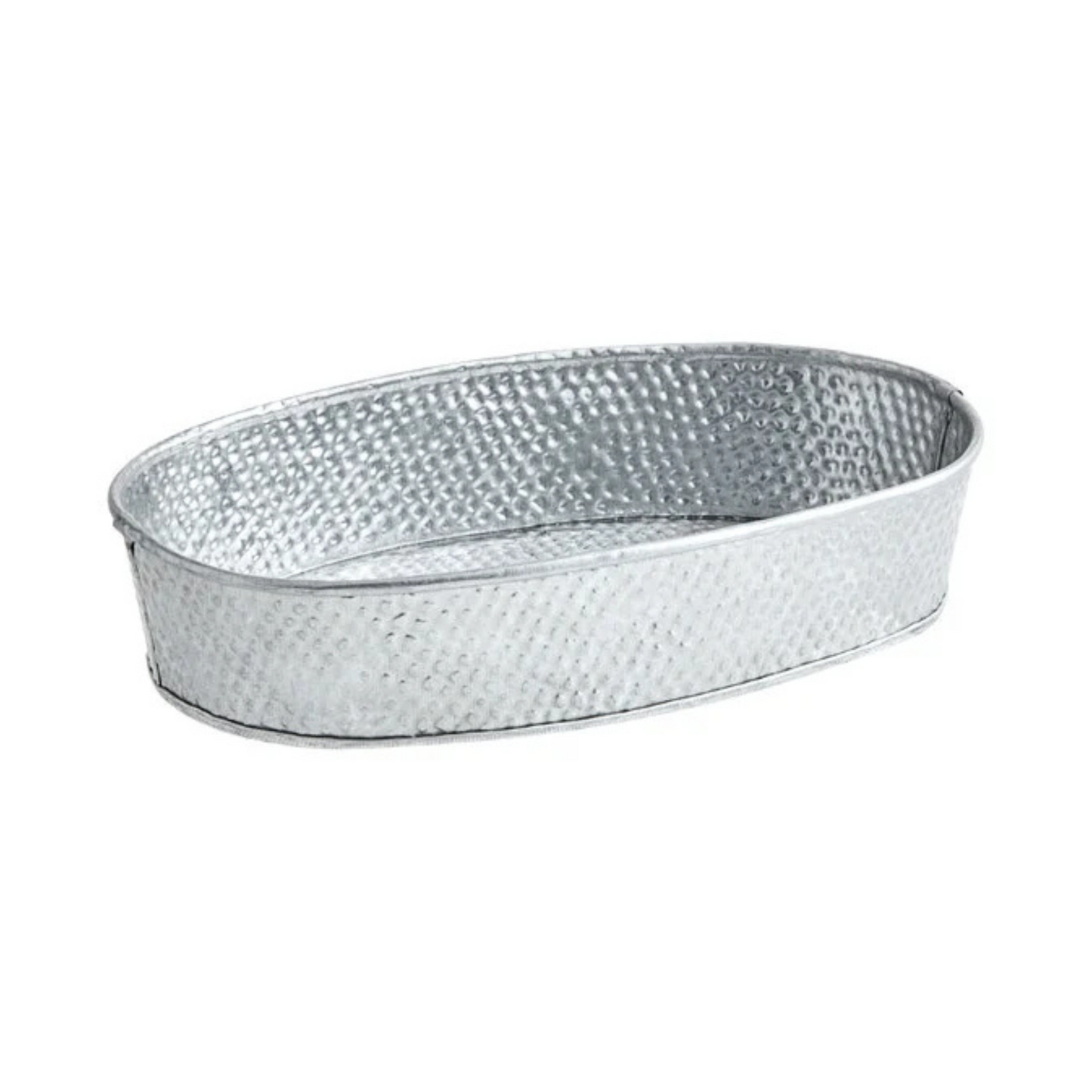TableCraft - Bandeja para cena, "Colección Galvanizada", 15 x 24 cm - GP96