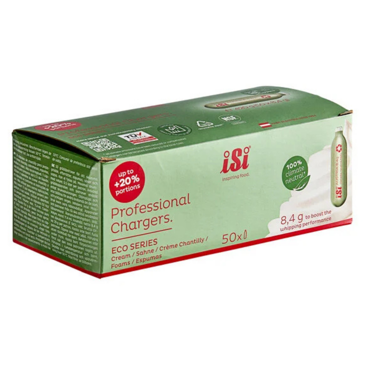 ISI North America - Eco Series N2O Professional Chargers 50-Pack - N076701-CBTL