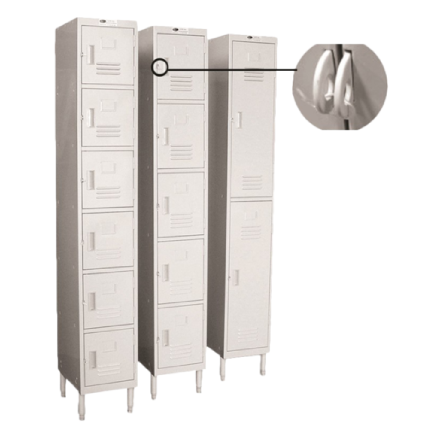 GSW Locker 6-Tier 12″ x 20″ - EL-6DR