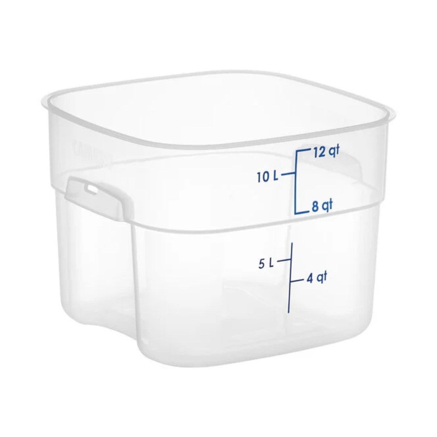 Cambro FreshPro Food Container 12 qt Translucent - 12SFSPROPP190