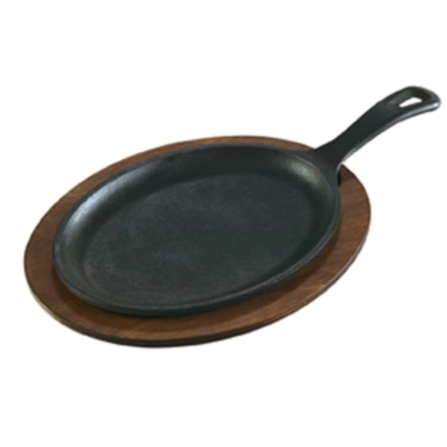 Plato térmico Lodge Sizzle, ovalado, 15,25" con asa - LOS3