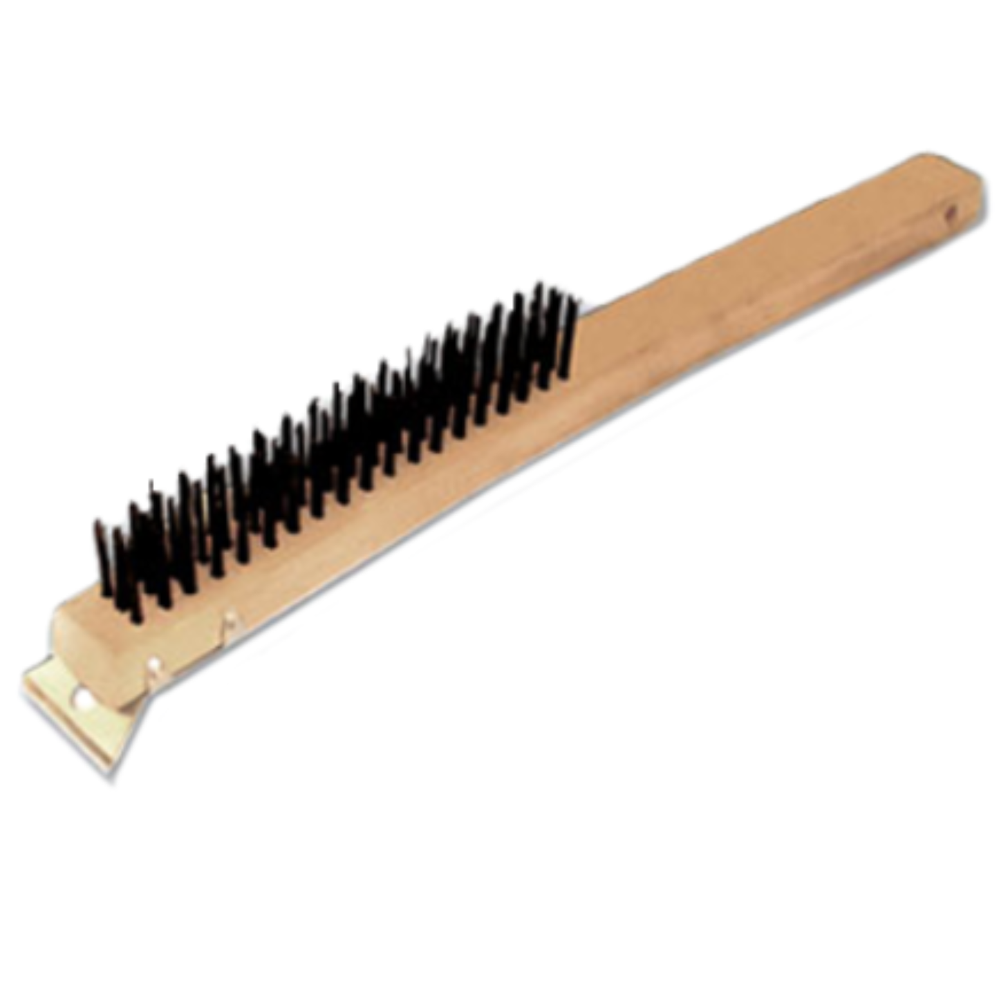 California Cooking Wire Brush With Scraper - CCKBRW‑14SC