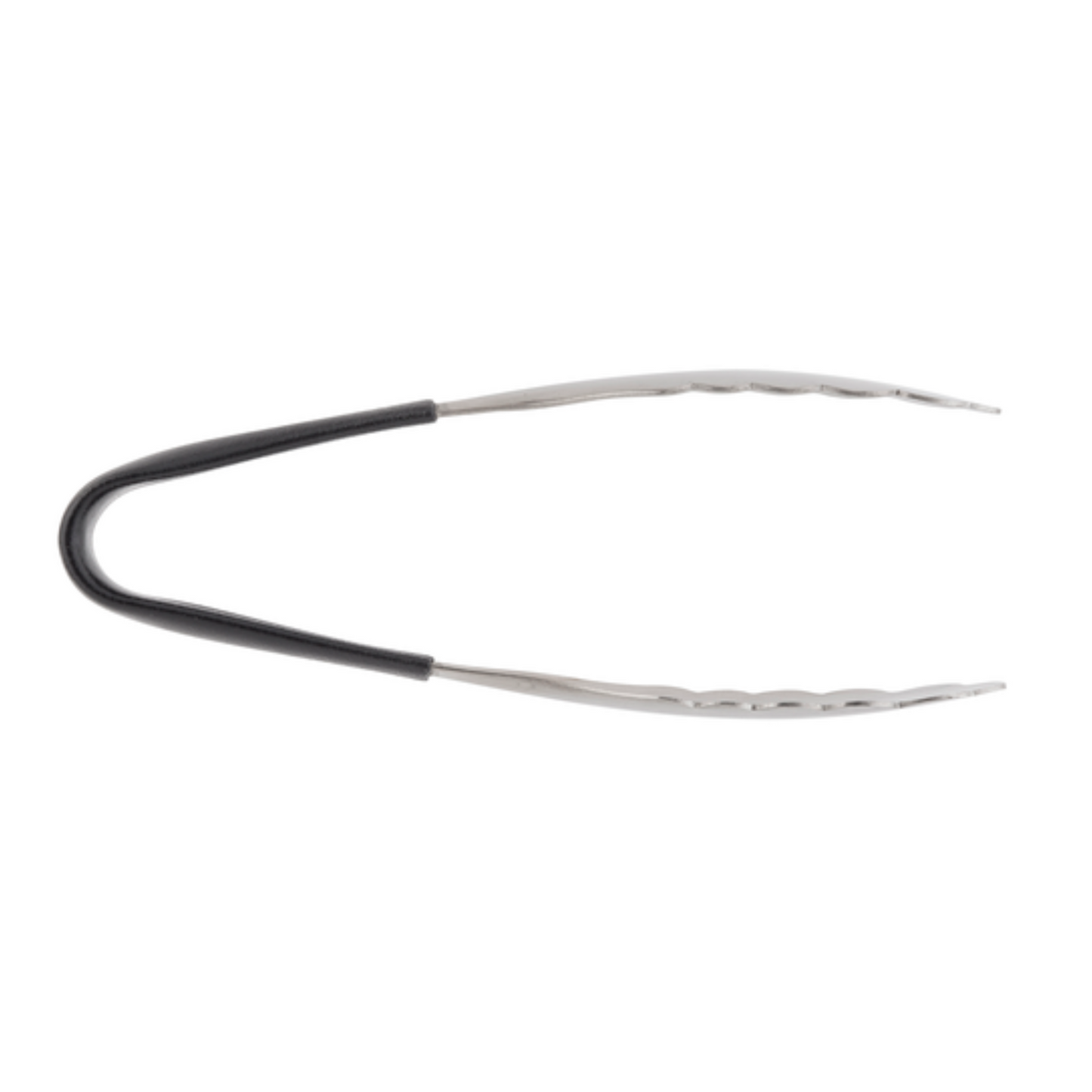 Pinzas antimicrobianas Tablecraft, 15 cm, mango negro - AM3706BK