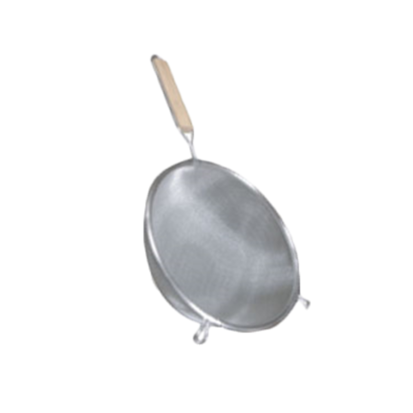Colador de acero inoxidable de 6" doble malla fina