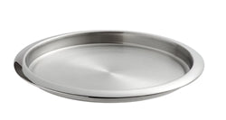 Bandeja de bar American Metalcraft de 14" con aletas satinadas de acero inoxidable - SSBT14