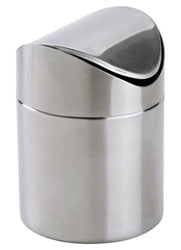 Mini cubo de basura redondo de 4,5 x 6-5/8" de alto