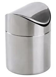 Mini Waste Bin 4.5x6-5/8"H Rnd American Metalcraft