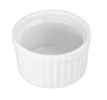 Molde para pastel BIA Cordon Bleu, 2 oz, estriado, blanco, CS1D