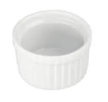 BIA Cordon Bleu Ramekin, 2oz Fluted - White - CS1D BIA Cordon Bleu