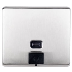 Bobrick 液体皂液器,40 盎司,不锈钢 - B-4112